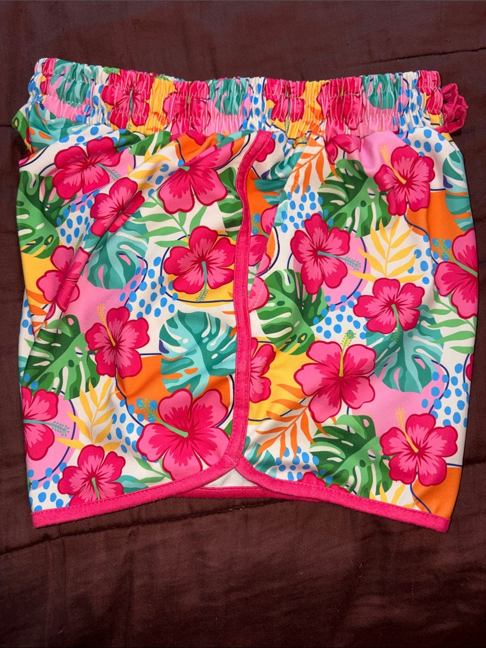 Hawaiian Print Gym Short by Jess Lea Brand. EUC! - Picture 11 of 15